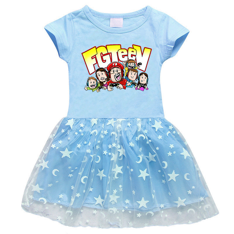 3D printed cotton dress for girls