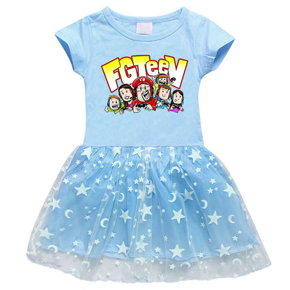 3D printed cotton dress for girls
