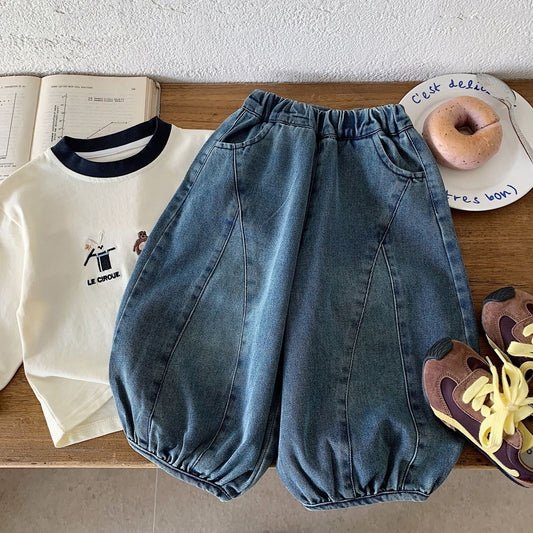 Children's loose casual lantern pants