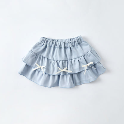 Short Sleeve Dress Set Stylish Two-Piece Outfit for Toddlers