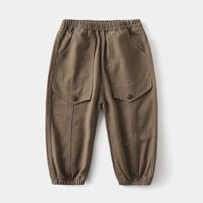 Boys' solid color pants