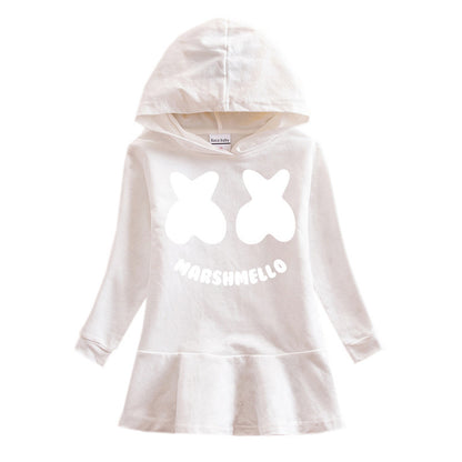 Children's hooded sweatshirt dress