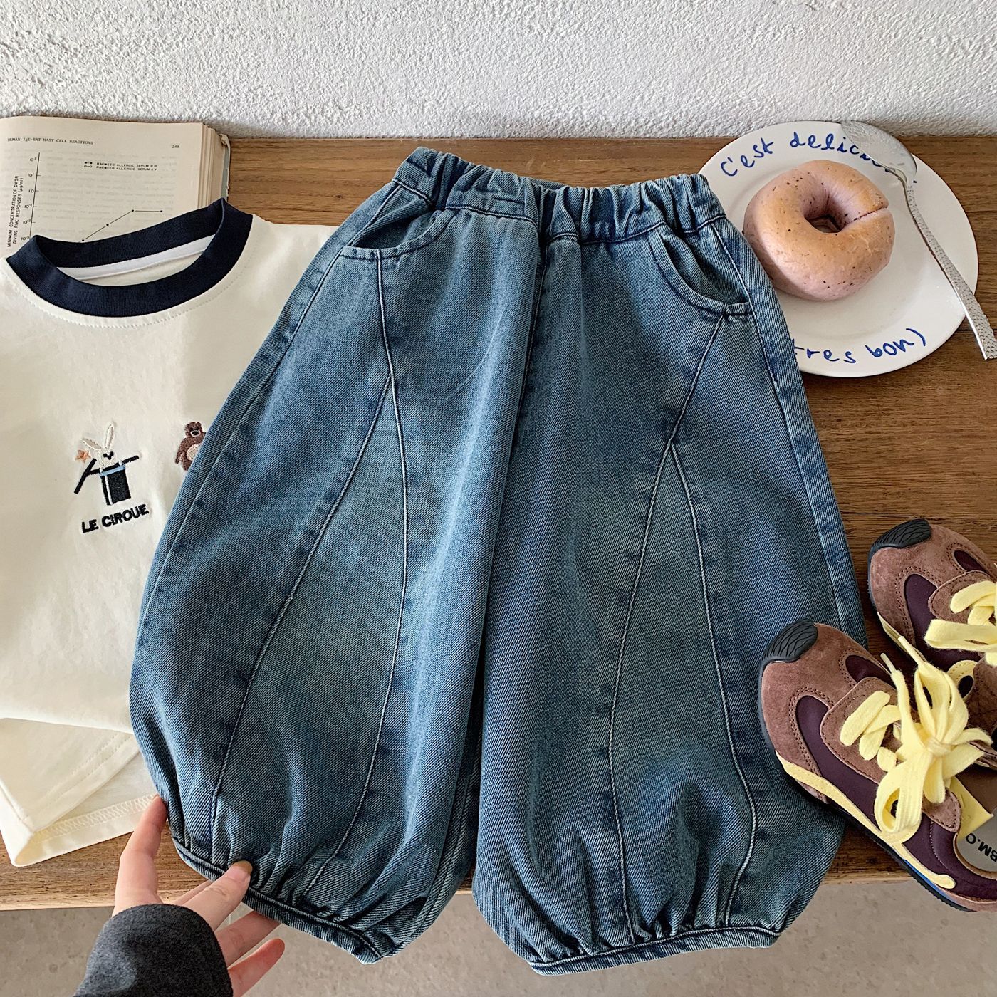 Children's loose casual lantern pants
