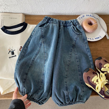 Children's loose casual lantern pants