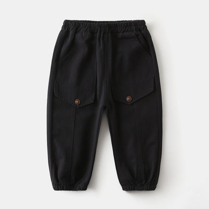 Boys' solid color pants