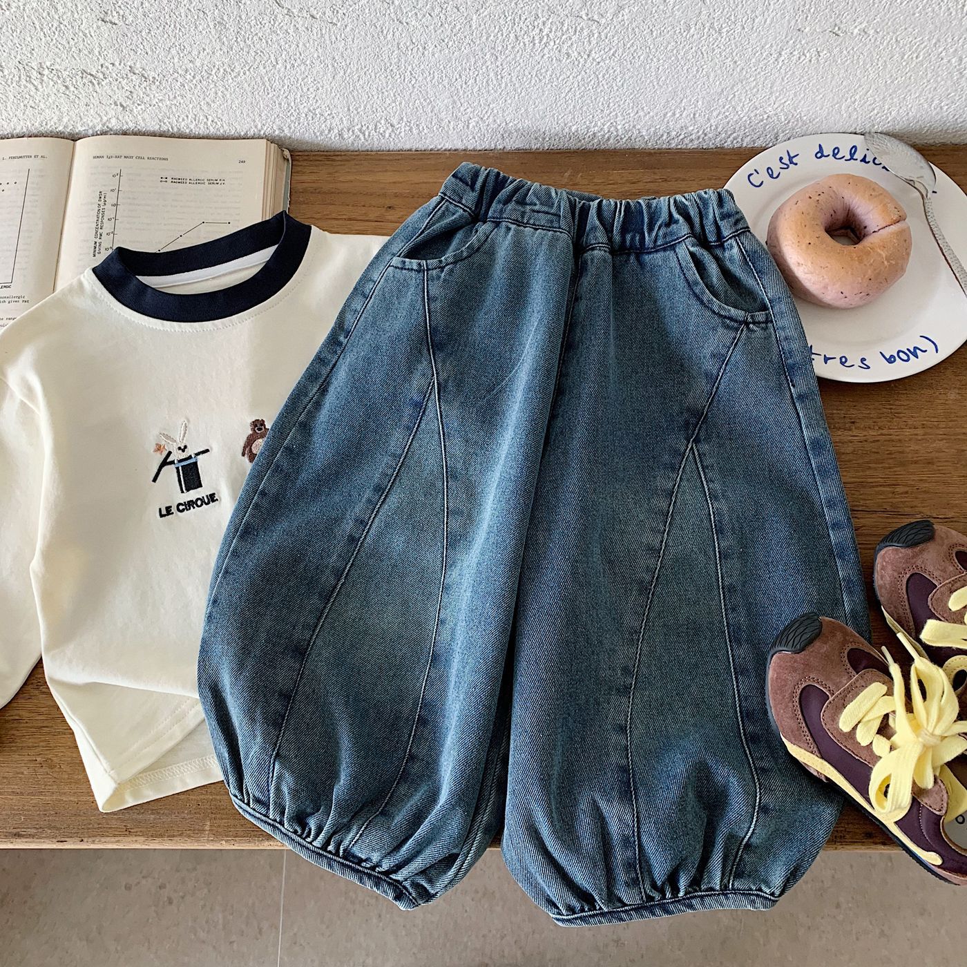 Children's loose casual lantern pants