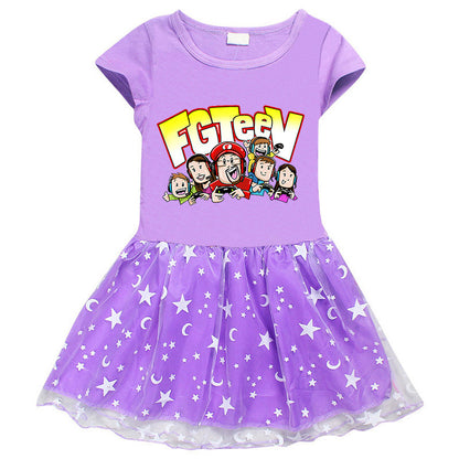 3D printed cotton dress for girls