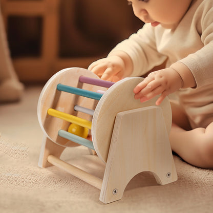 Children's early childhood education desktop rolling drum, logical thinking, hand eye coordination training toy for babies