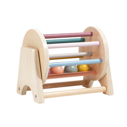 Children's early childhood education desktop rolling drum, logical thinking, hand eye coordination training toy for babies