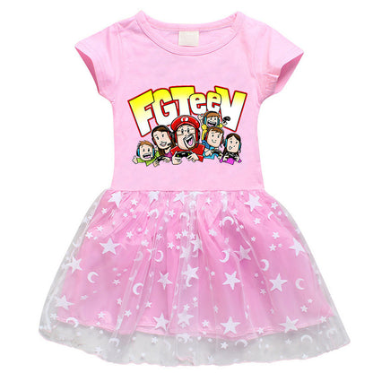 3D printed cotton dress for girls