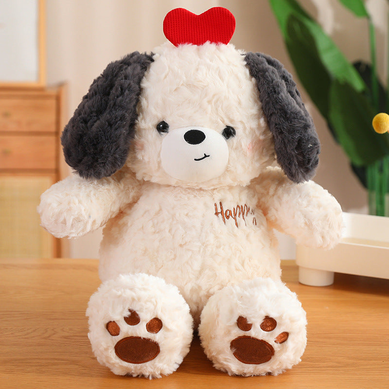 Cute Brown Bear Plush Toy Animal Doll for Girls, Soft Stuffed Rabbit and Doggy Pillow for Sleeping