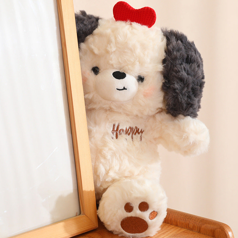 Cute Brown Bear Plush Toy Animal Doll for Girls, Soft Stuffed Rabbit and Doggy Pillow for Sleeping