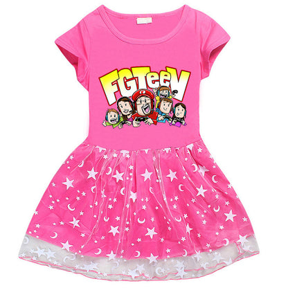 3D printed cotton dress for girls
