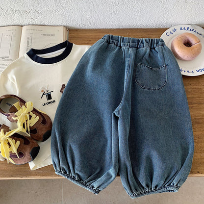 Children's loose casual lantern pants