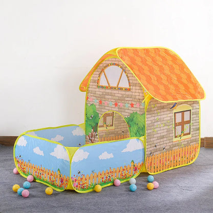 Play Tent Toys Ball Pool For Children Kids Ocean Balls Pool Garden House Foldable Kids Toy Tents Playpen Tunnel Play House